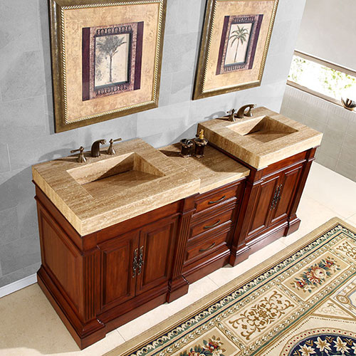 83Inch Crown Vanity Large Bathroom Vanity Large Double Vanity